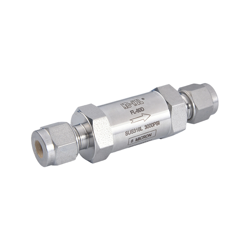 316L Sine ferro recta per gas filters