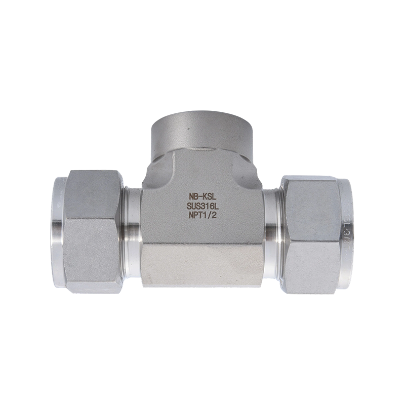 316L Steel Compression decet filo interni rami tee